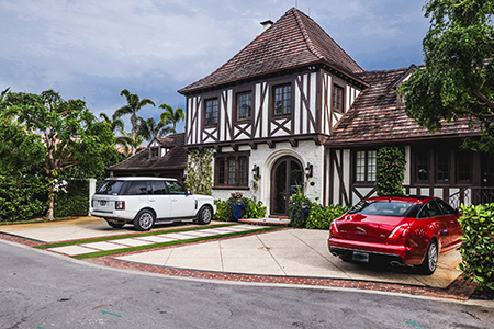 Victorian homes of Sarasota, Florida.