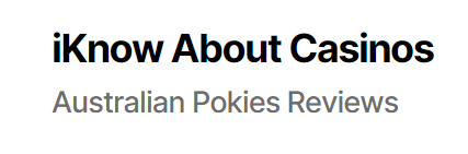 Company Logo For iKnow About Casinos'