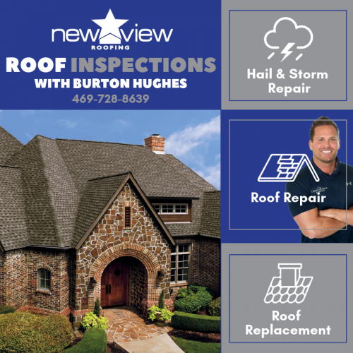 Free Roof Inspection - Burton Hughes New View Roofing'