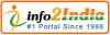 Logo for info2india'
