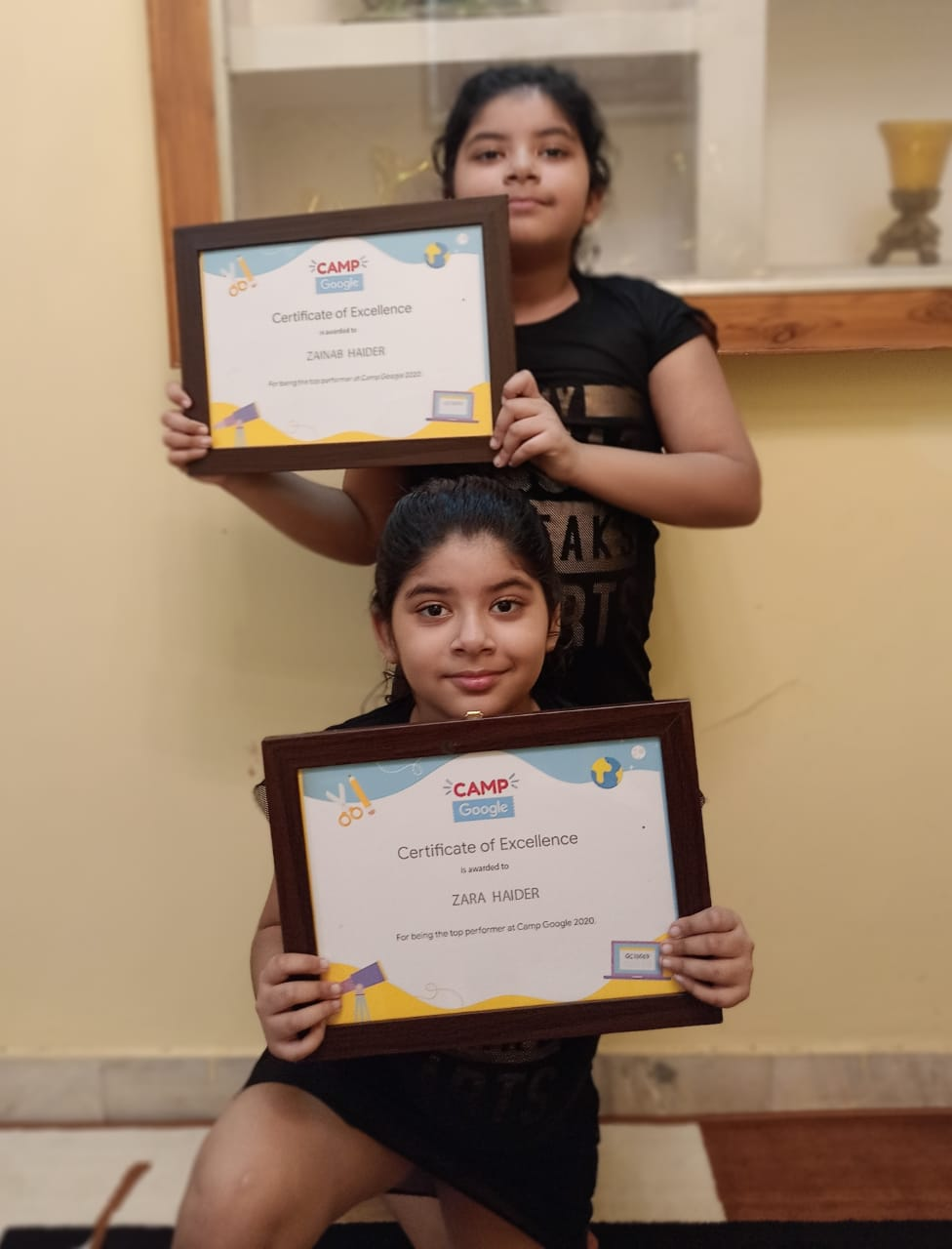 Zara Haider and Zainab Haider'