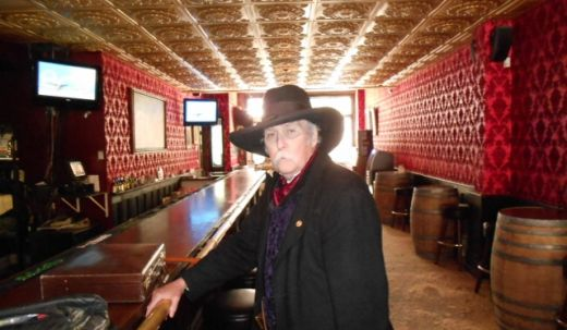 River City Saloon Interior Looking Out'