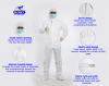 Dony Disposable protective coverall, Medical Isolation gown'