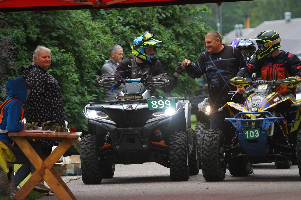 ATV driver Adomas Gancierius was held off in Enduro Sprint r'