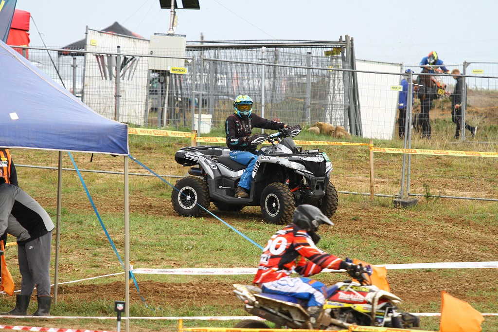 ATV driver Adomas Gancierius was held off in Enduro Sprint r'