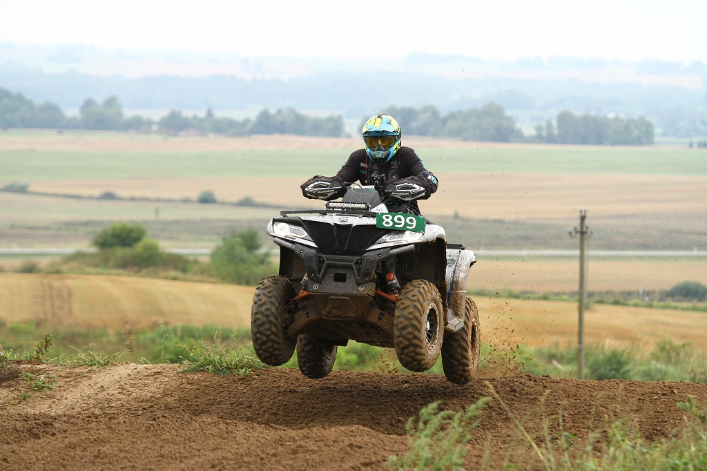 ATV driver Adomas Gancierius was held off in Enduro Sprint r'