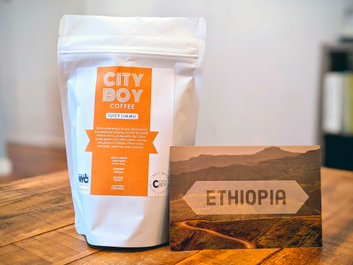 Rare Ethiopian coffee from Coffee World Tour'
