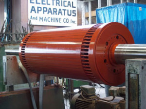 Electric Motor Rotor Repair'