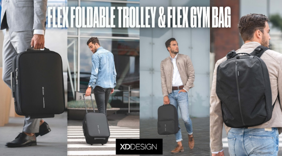 Now On Kickstarter, The Flex Foldable Trolley & Flex'