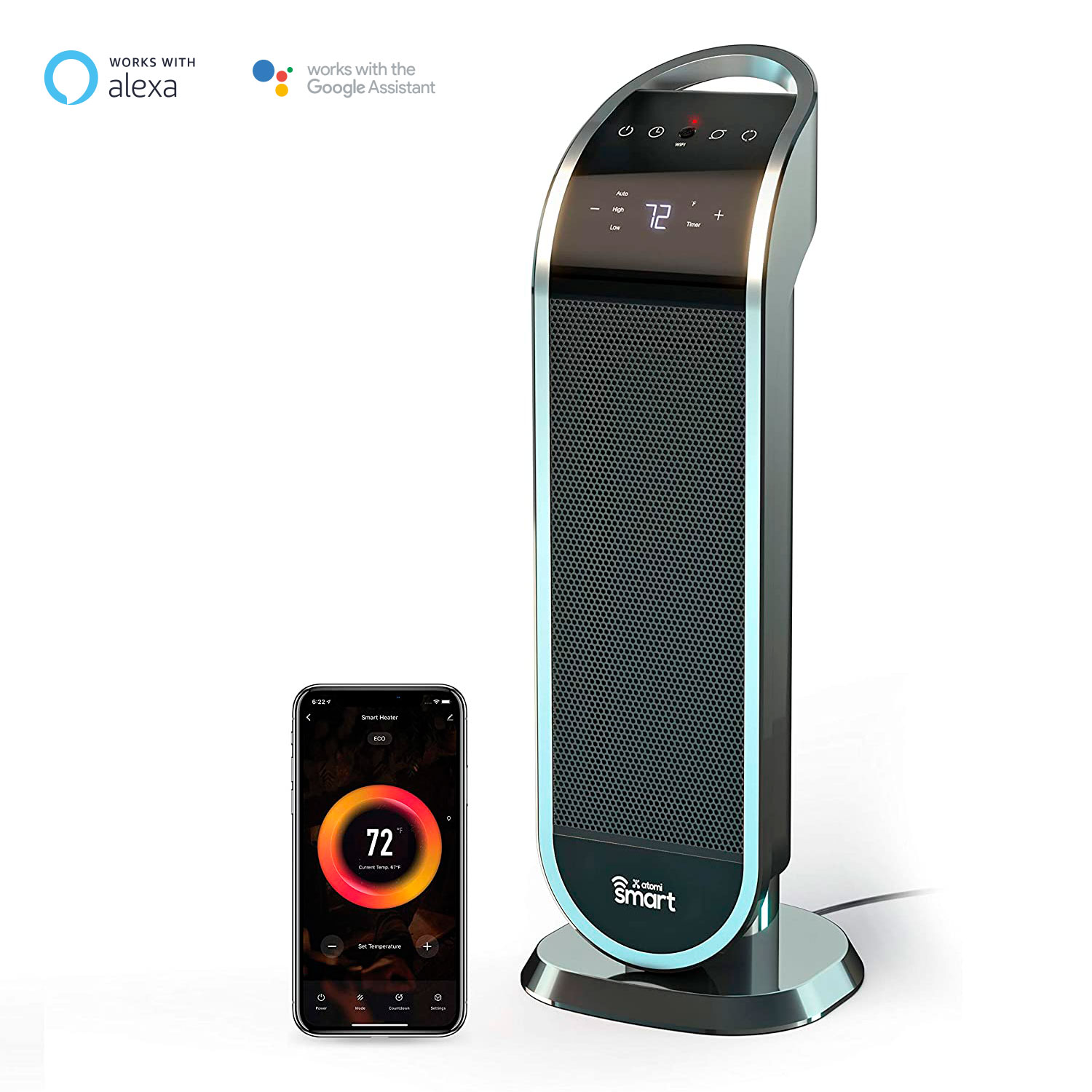 Atomi Smart Launches the Only Smart WiFi Tower Heater
