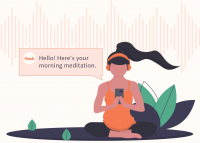 Peach Mindfulness  Monthly Subscription