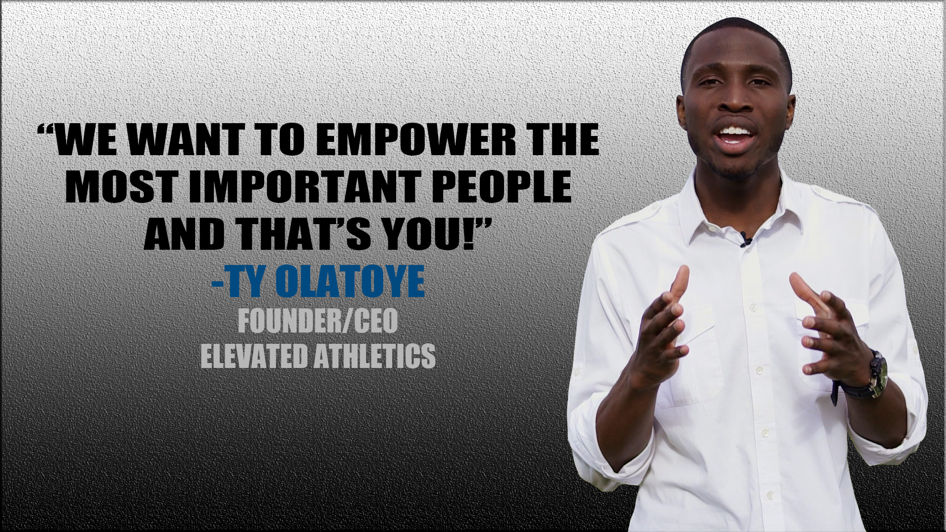 Elevated Athletics: The New Platform For Young Athletes'