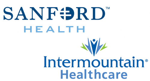 Intermountain Healthcare and Sanford Health logos'