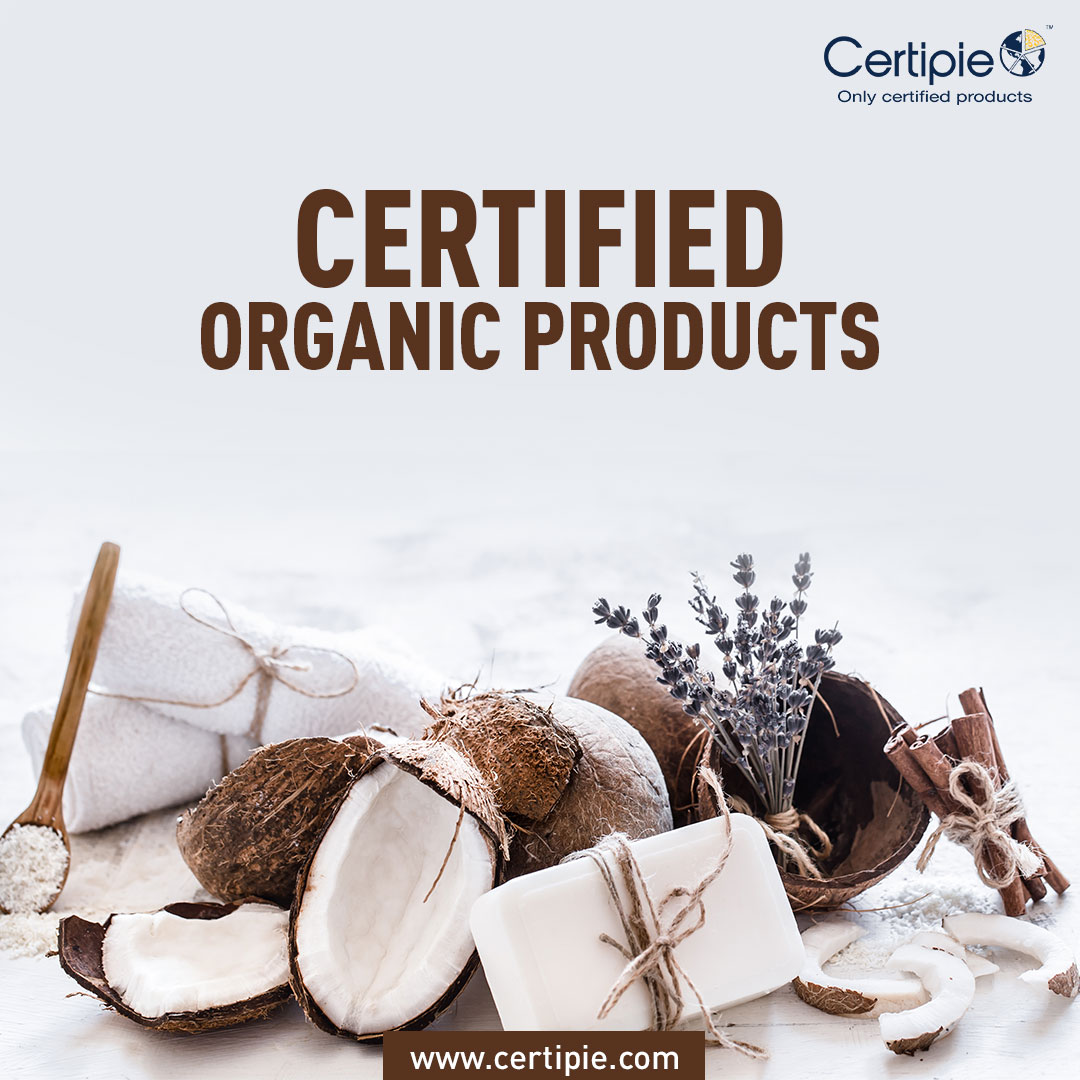 Certified Organic products'