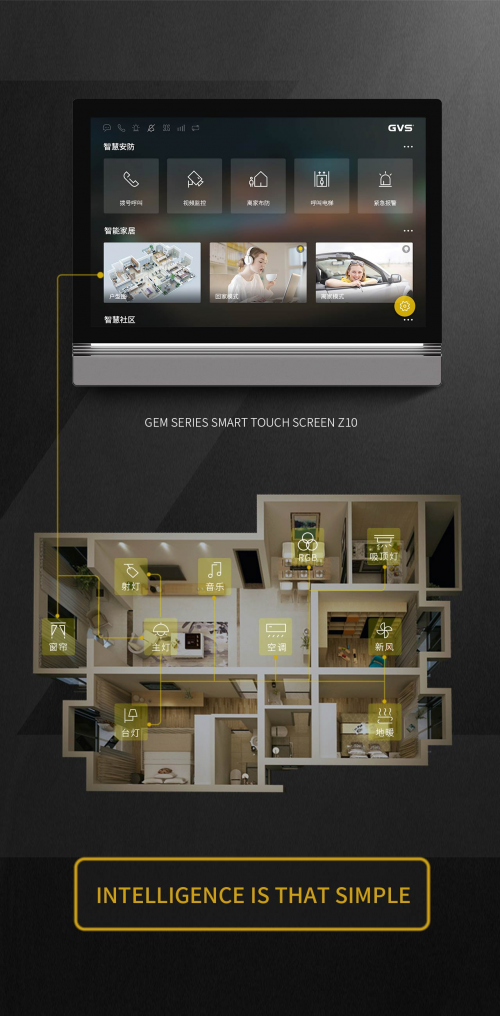 Smart Touch Z10 where Smart Home meets Video Intercom'