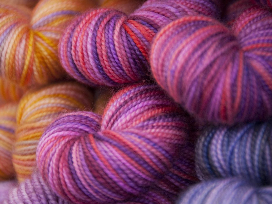Wool Worsted Yarn'