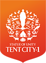 Logo For Statue Of Unity Tent City'