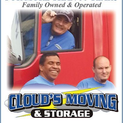 Clouds Moving And Storage Logo