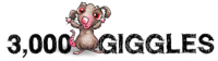 3,000 Giggles Logo