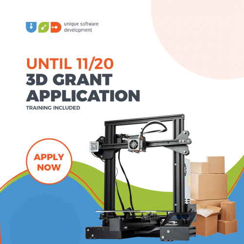 2020 DFW 3D Printer Grant'