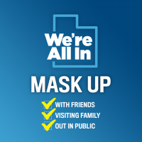 We're All In - mask up