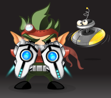 A Sci-fi space-action-RPG.'