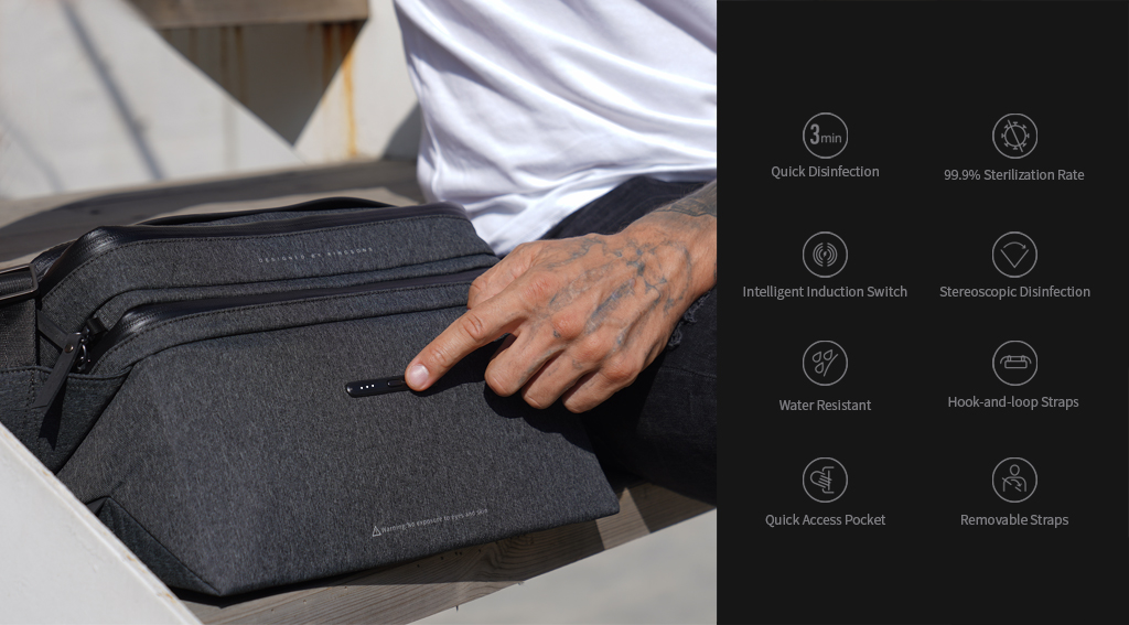 Cleanie Sling Bag Kickstarter Launch