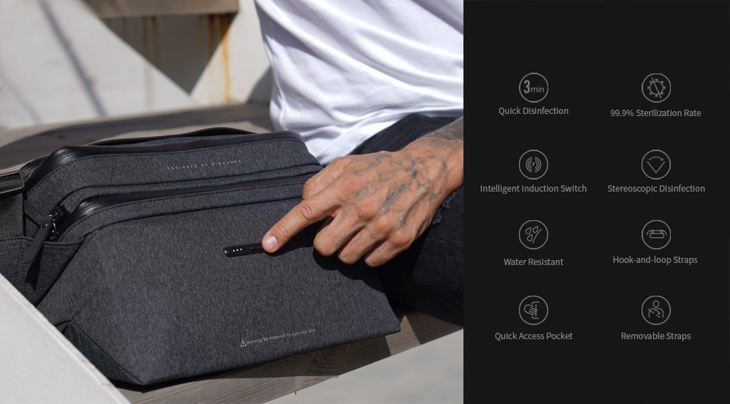 Cleanie Sling Bag Kickstarter Launch'