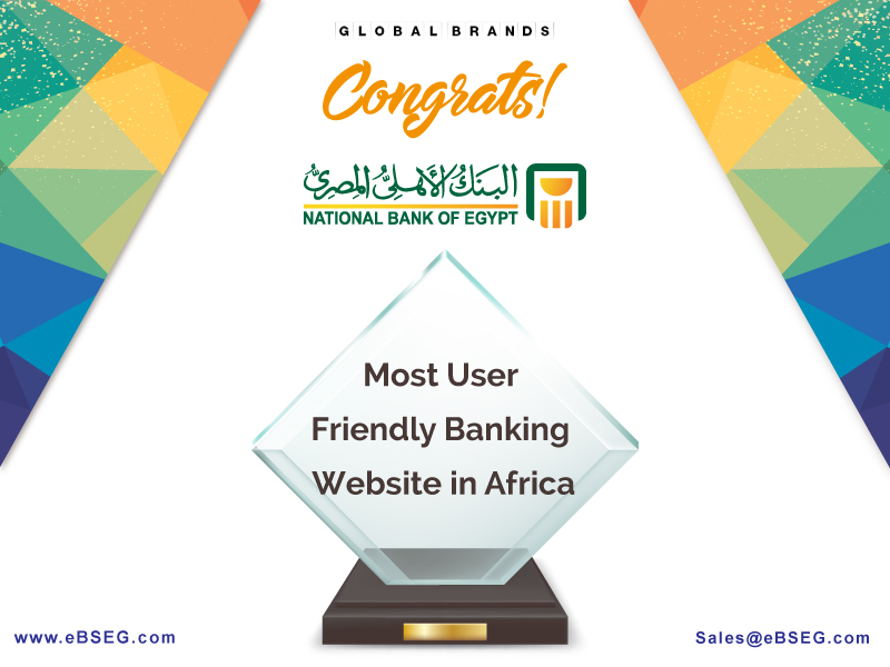 Most User Friendly Banking Website Award for NBE'