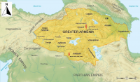 Joel Klenck: Kingdom of Armenia showing Ararat and Qardu