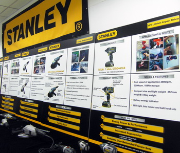 Stanley Power Tool Display at Ruangsangthai Expo'