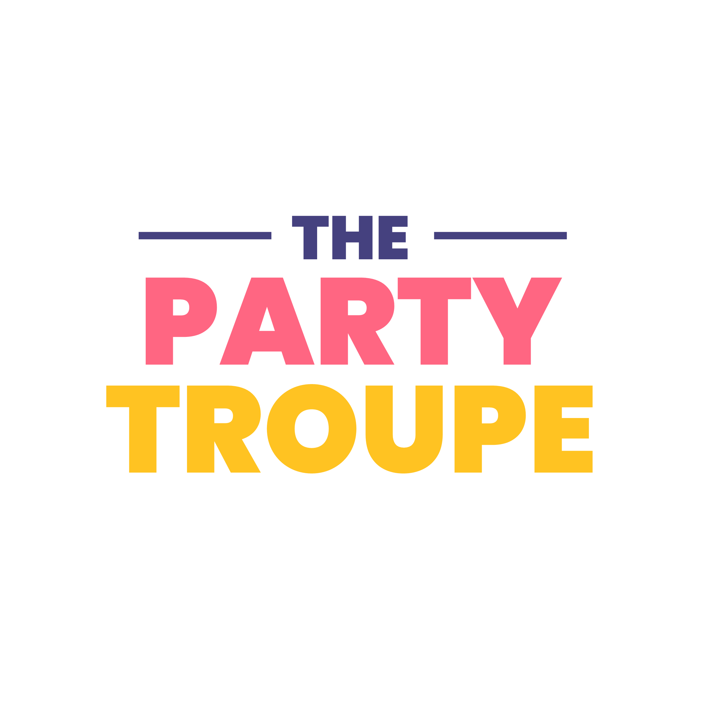 Company Logo For The Party Troupe'