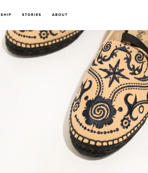 Borneo Embroidery Footwear - Solana'