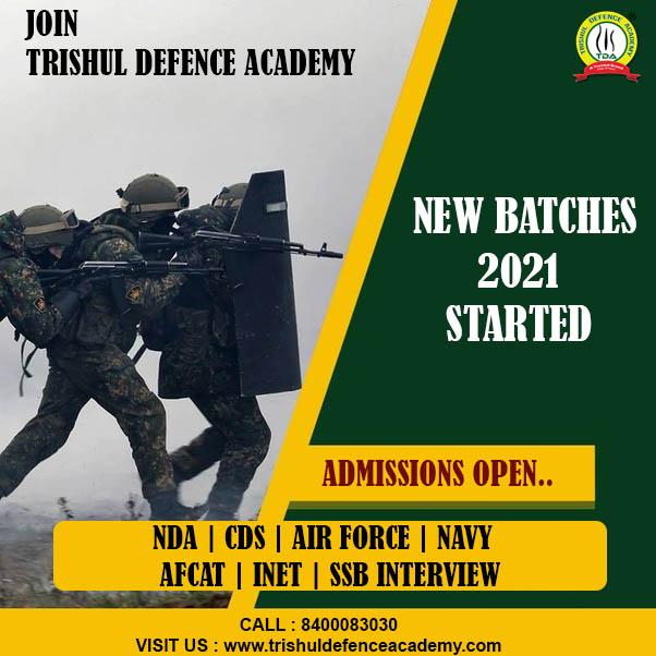 Defence Coaching For NDA, CDS, AFCAT, Navy, MNS'