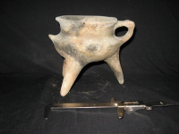 Dr. Joel Klenck: Bowl on tripod, Artifact 34, Reliquary, Ark