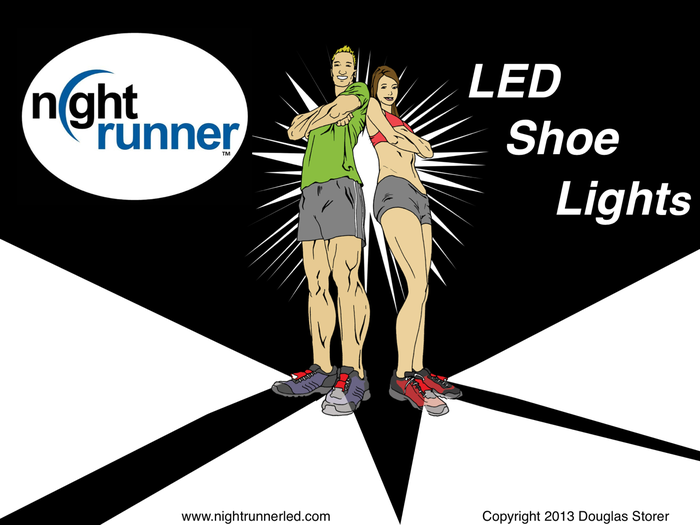 Night Runner LED Shoe Lights'