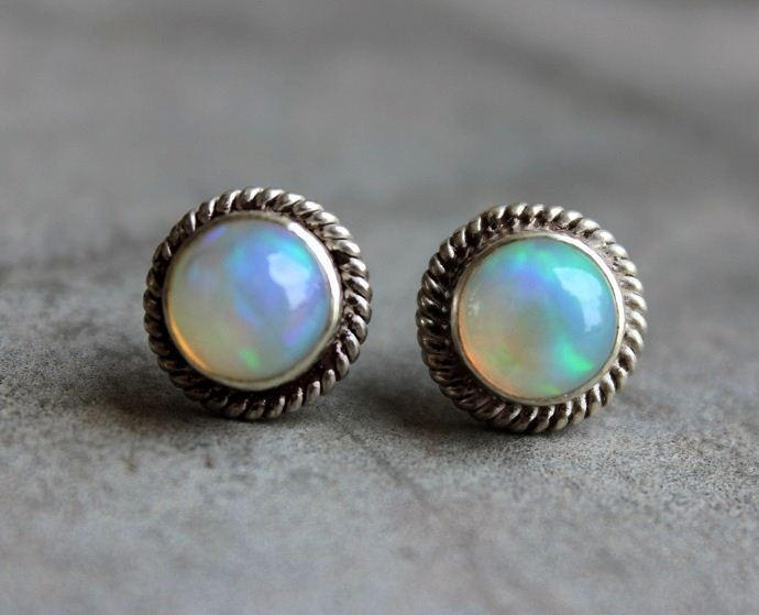 Opal Earrings'