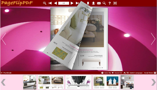 PageFlipPDF - digital magazine in Neat Template