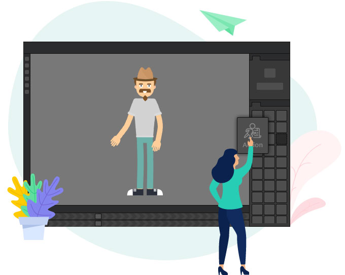 2D animation character creator