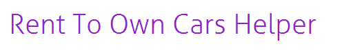rent to own cars