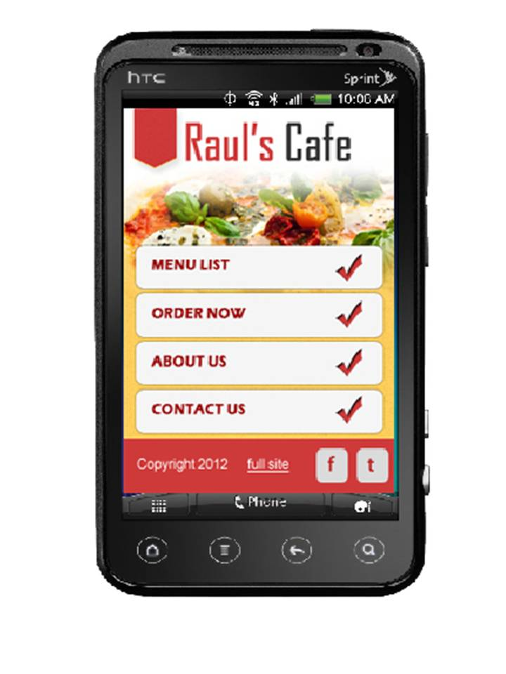 mobile website