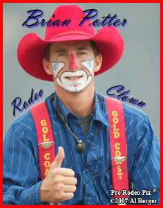 Rodeo Clown Brian Potter'