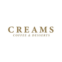 CREAMS Coffee and Desserts Logo