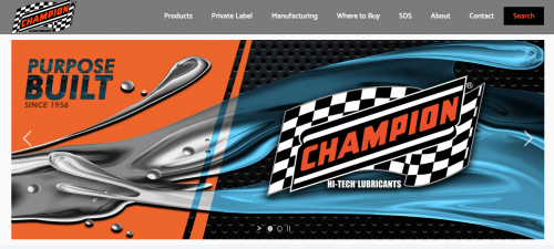 Champion Oil Upgrades Distributor and Enthusiast Website'