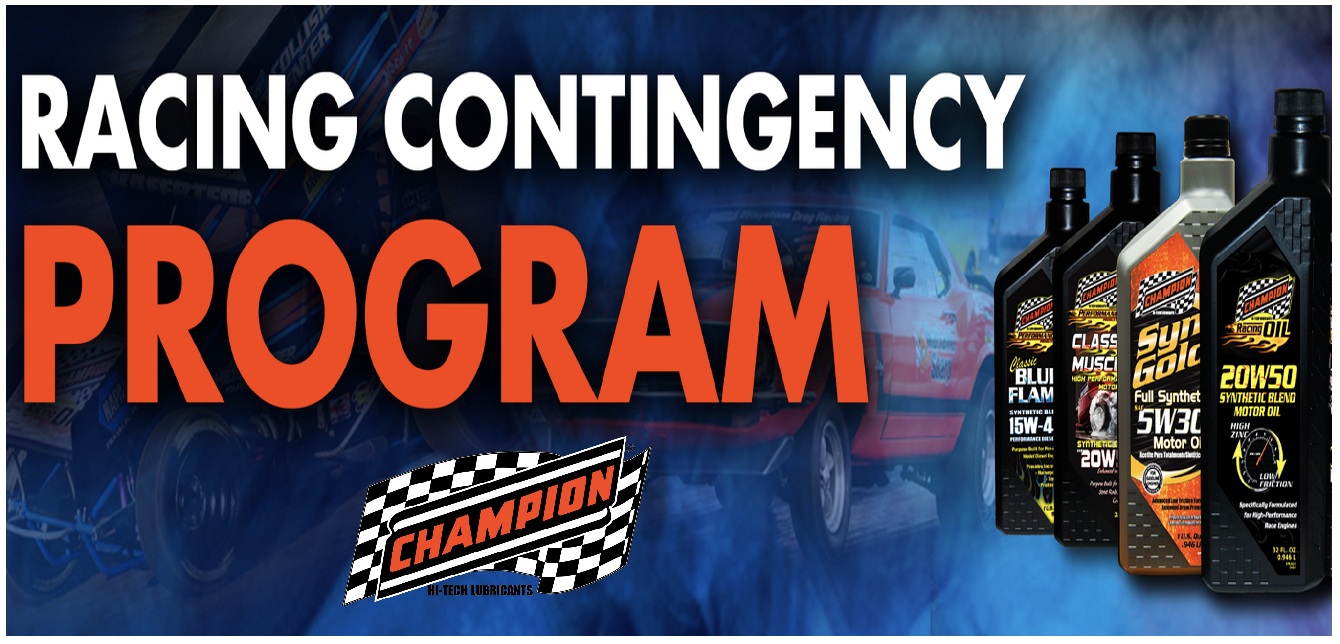 Champion Oil Announces 2022 Racing Contingency Program