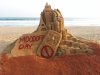 Moodoff Day Sand Sculpture'