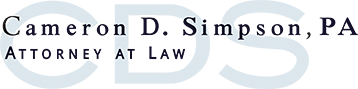 Cameron D. Simpson, PA, Attorney at Law Logo