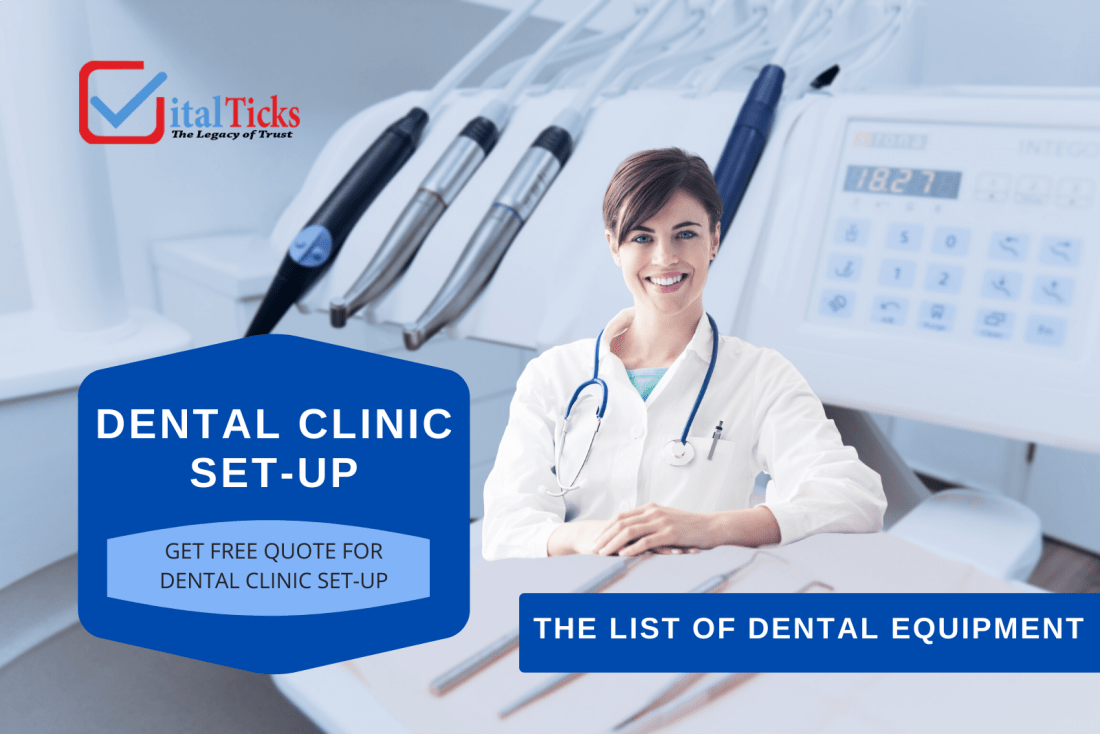 List Of Equipment and materials required for Dental Clinic S'