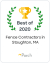 AVO Fence & Supply Earns 2020 Best of Porch Award'