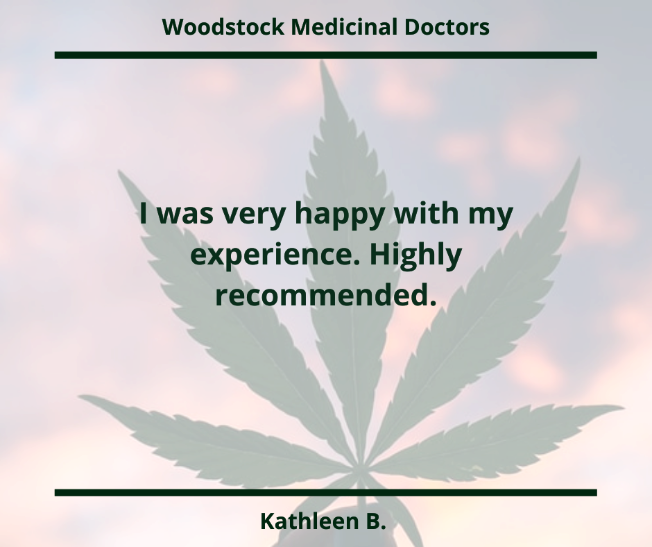 Woodstock Medicinal Doctors Testimonials'